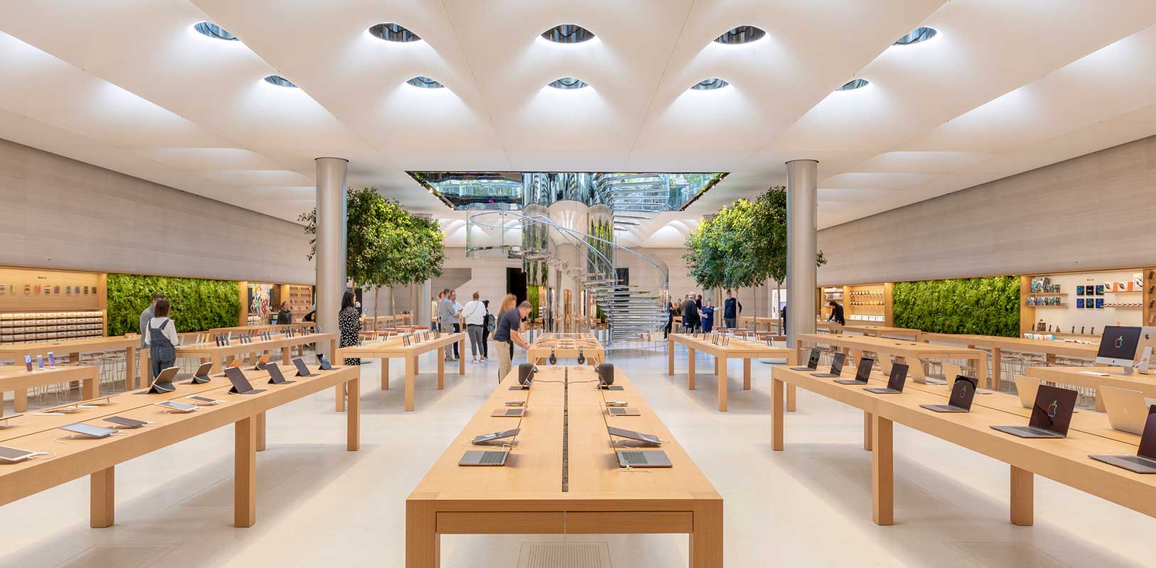 Mobiliario para una tienda Apple en Nueva York