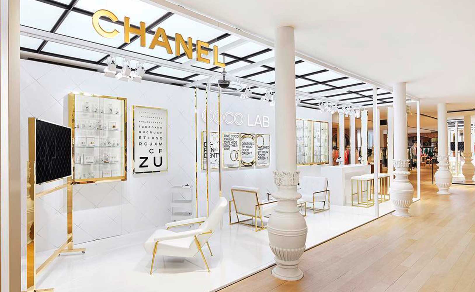 Experiencia con el cliente en un pop-up de Chanel