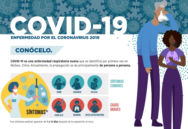 Infografía sobre el covid19