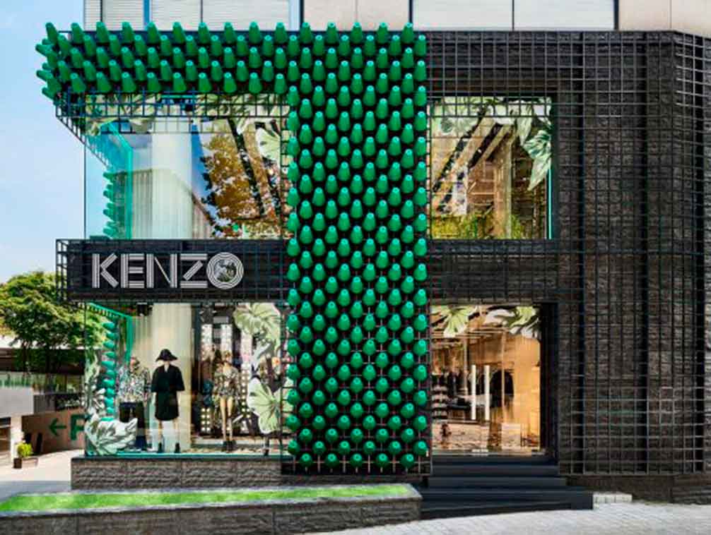 Kenzo fachada flagship store en Seul