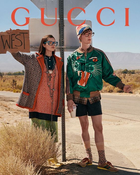 Cartelería imagen de marca Gucci