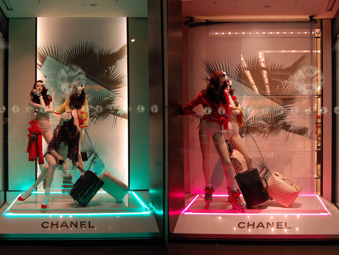 Decorado de escaparates para Chanel