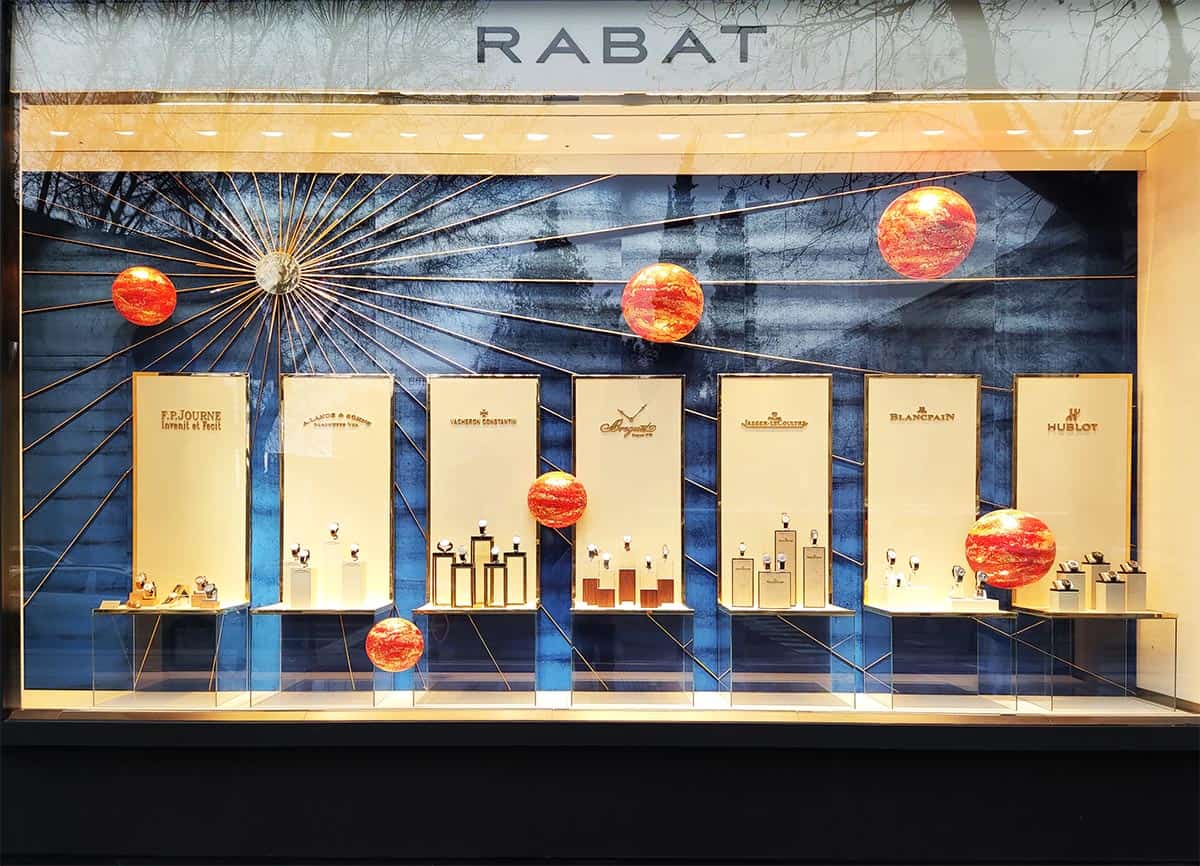 Instalación de escaparates para joyerías Rabat