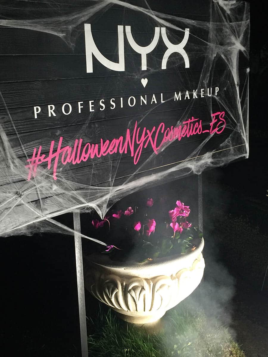 Vinilo de corte para un evento de Nyx