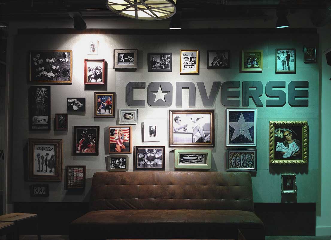 Producción de letras corpóreas para el evento de Converse