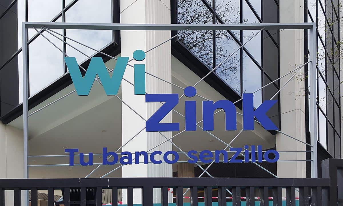 Letras corpóreas para la decoración de oficinas WiZink
