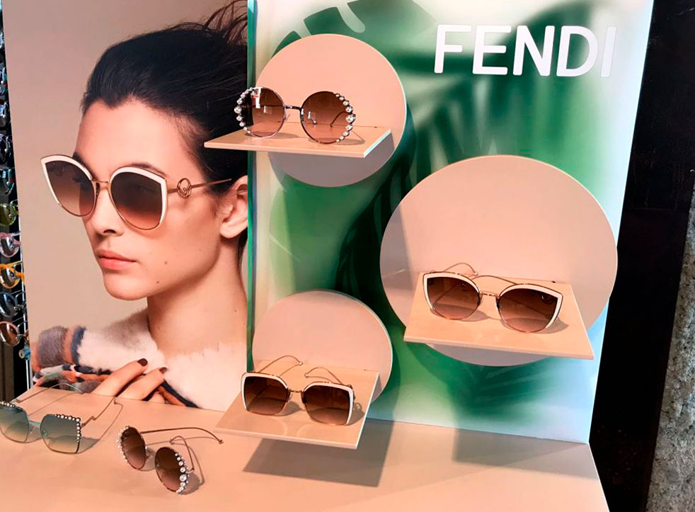 Impresión en PVC para un pop-up de Fendi