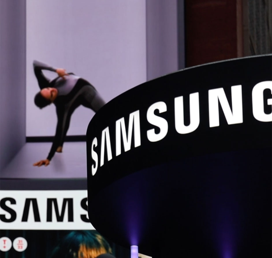 Producción de evento para Samsung