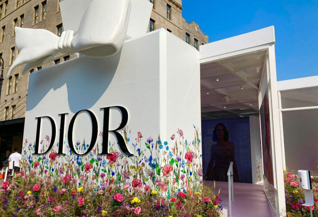 Pop up de Dior para la Fashion Week de New York.