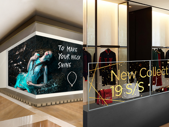 Pantallas LG para Luxury Stores.