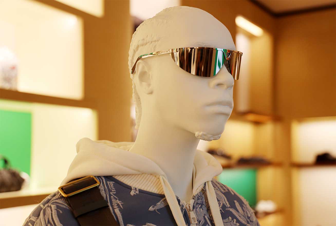 Maniquís hiperrealistas para la marca Louis Vuitton