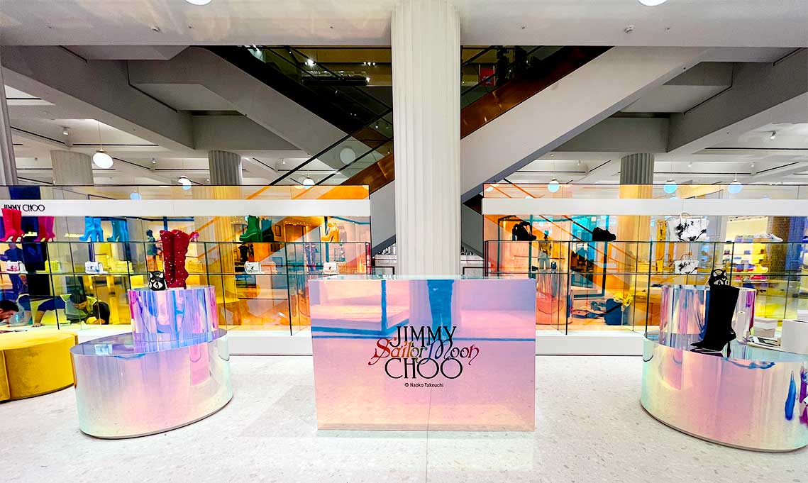 Pop Up Jimmy Choo lámina dicroica