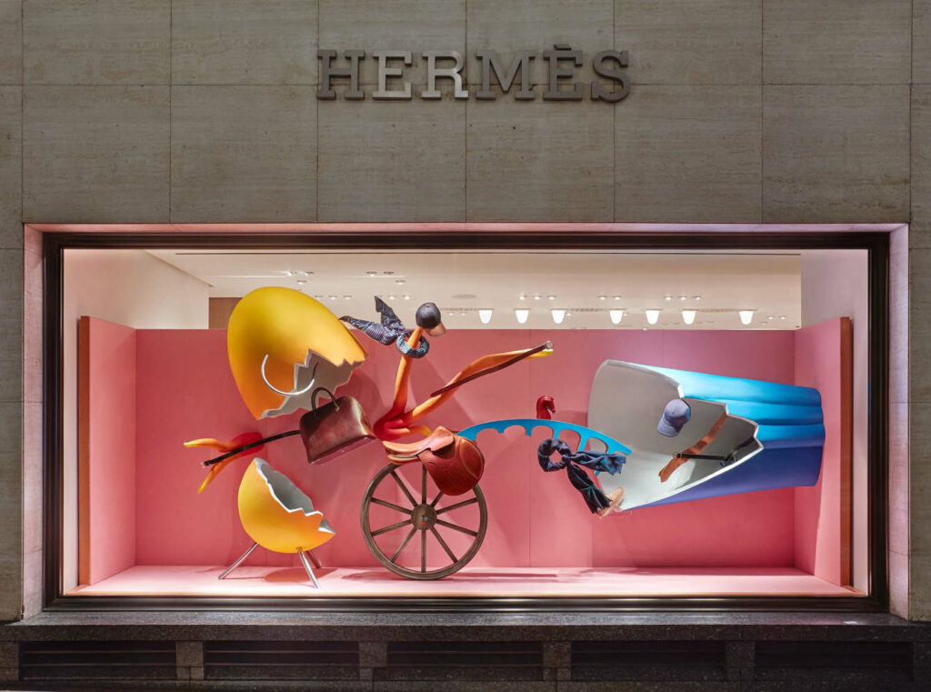 Escaparate Hermès en Londres