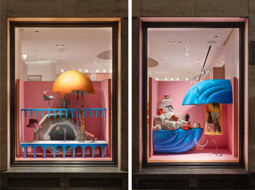 Escaparate Hermès en Londres