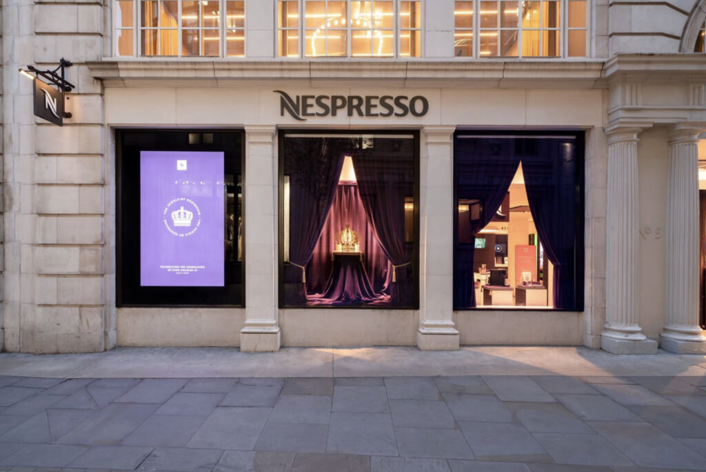 Tienda Nespresso, Regent Street, Londres.