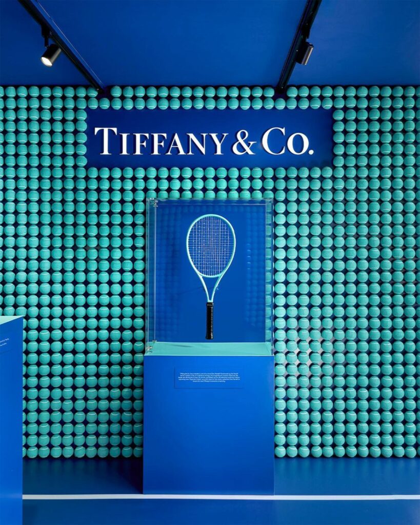 Intervención de Tiffany&Co en el US Open de Tenis. New York.