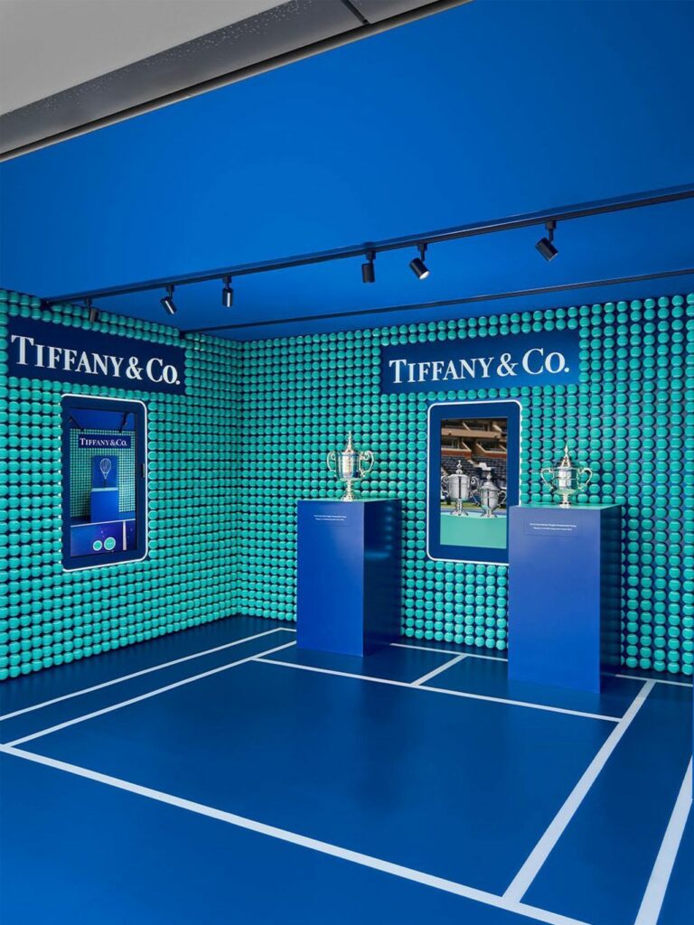 Patrocinio de Tiffany&Co. en el US Open Tenis.