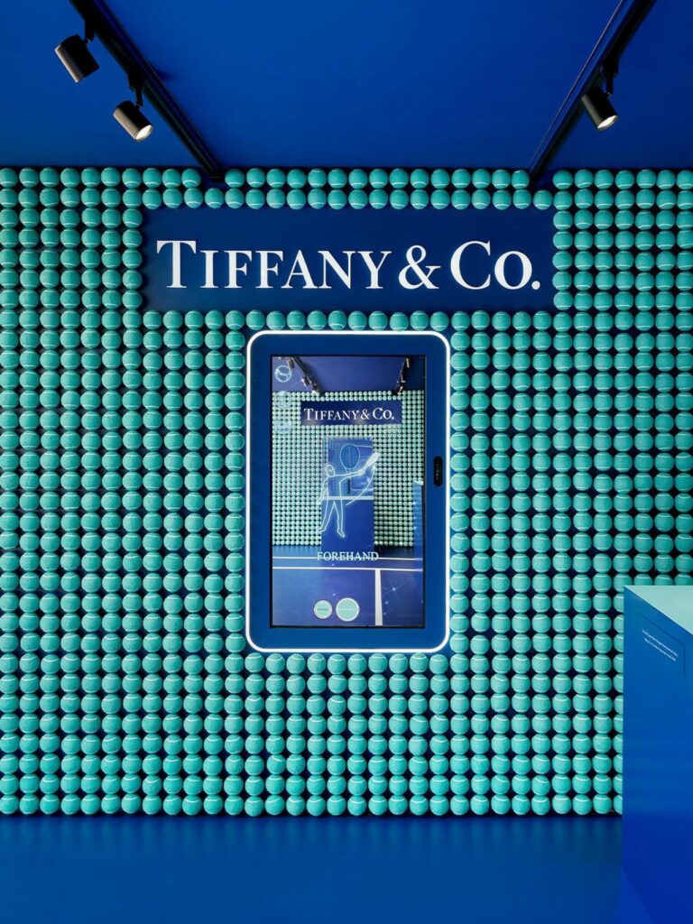 Campaña Promocional de Tiffany&Co. como patrocinador del US Open de Tenis en New York.