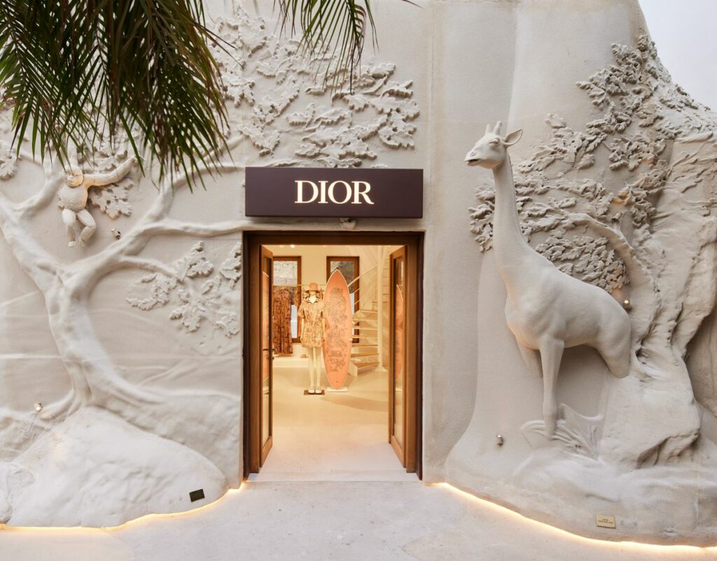 Campaña de verano Dior, Pop up Store Mykonos