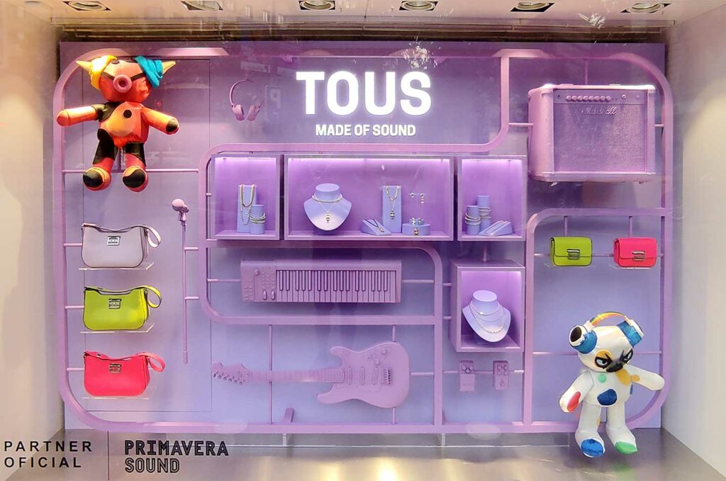 Escaparate TOUS, Campaña promocional “MADE OF SOUND”