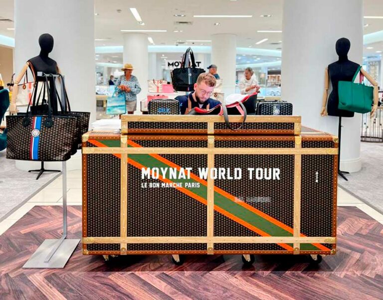 Pop up de Moynat, Palm beach, California.