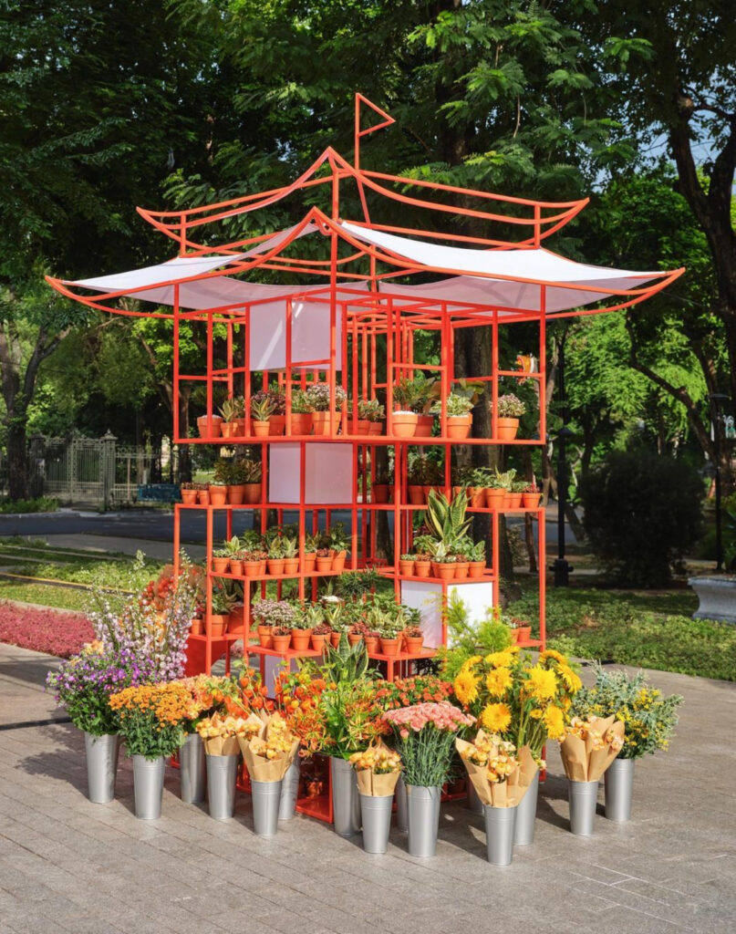 Pop up de Hermès, ubicada en Vietnam.