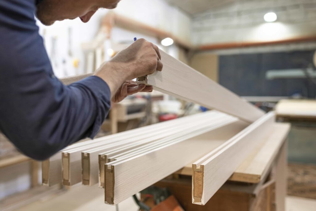 Listones de madera mobiliario en eventos