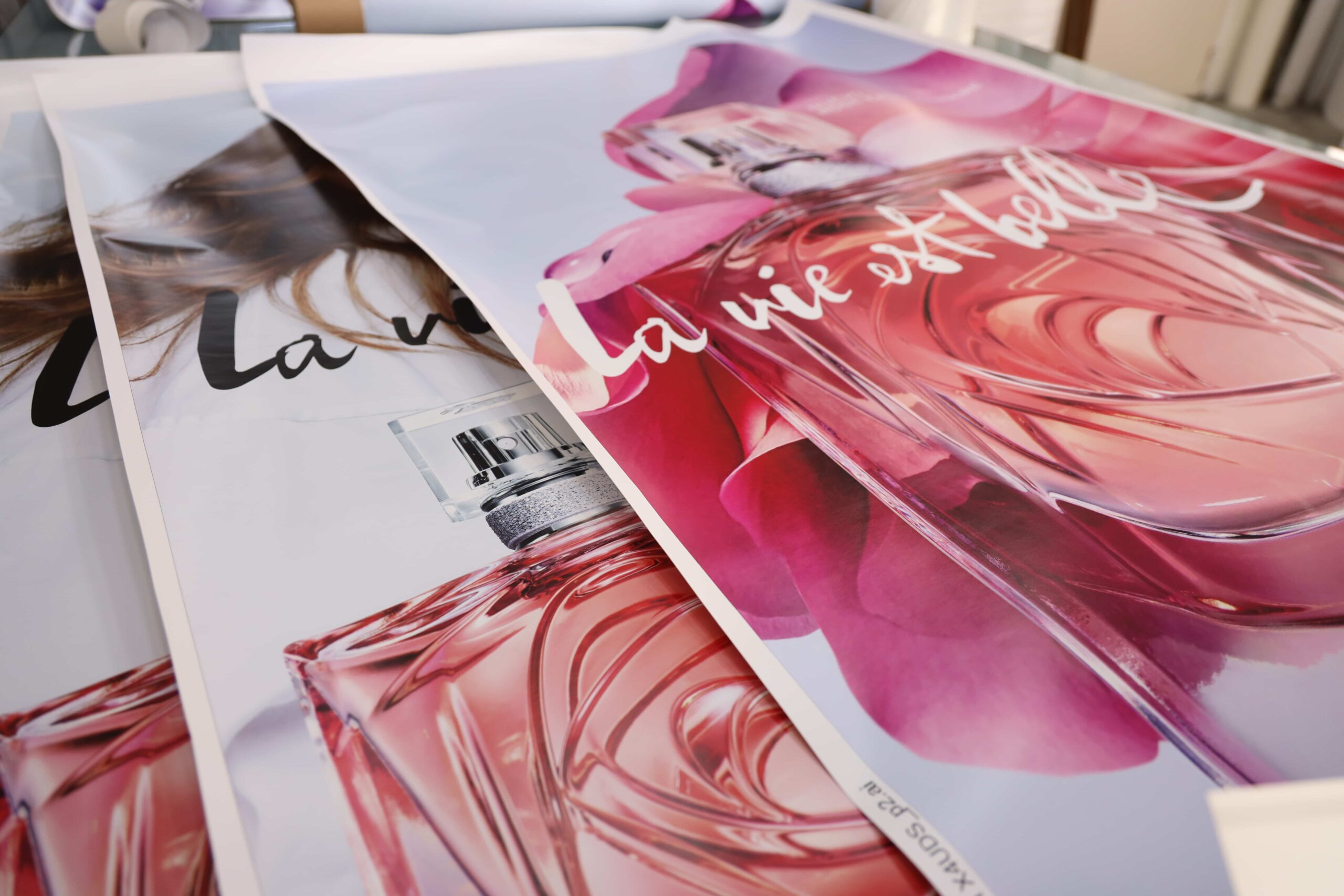 Producción gráfica evento Lancôme