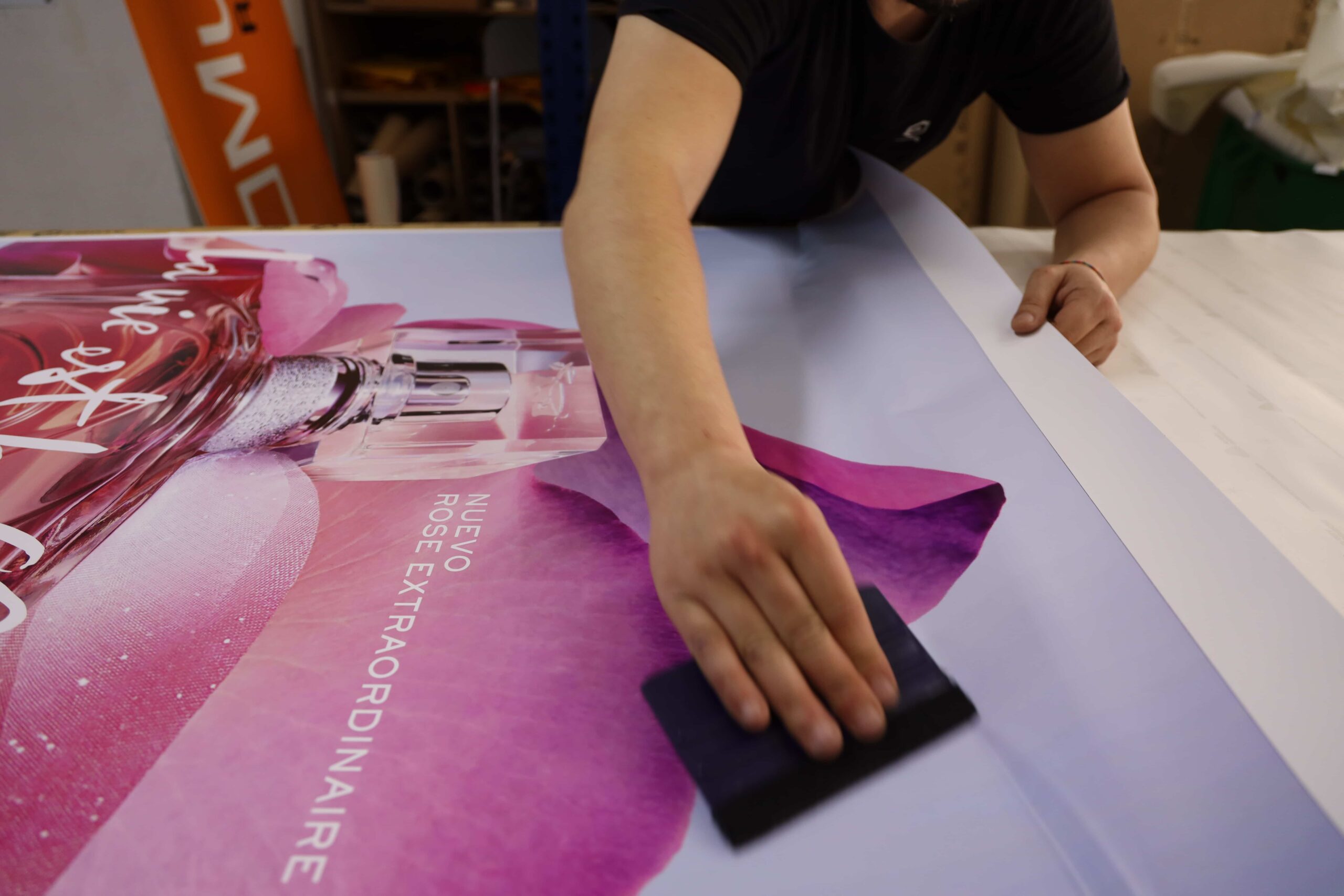 Producción gráfica evento inmersivo Lancôme