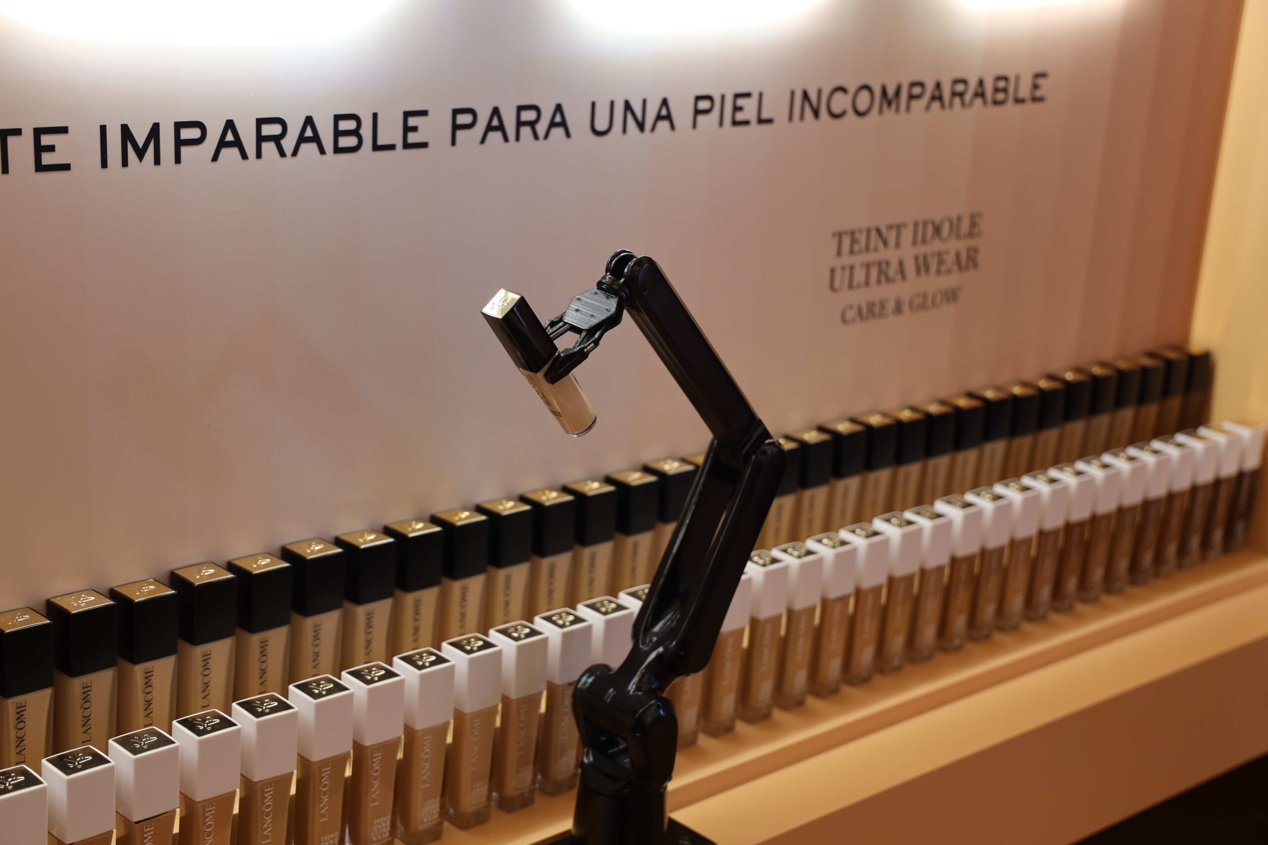 Espacio maquillaje Lancôme, experiencia inmersiva
