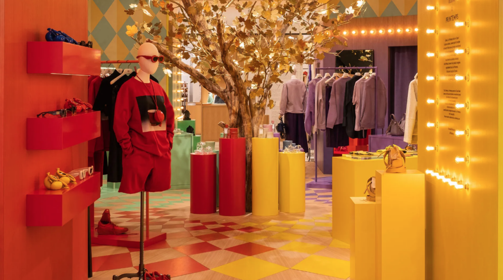 Pop up store Loewe, campaña navidad 2022/23.