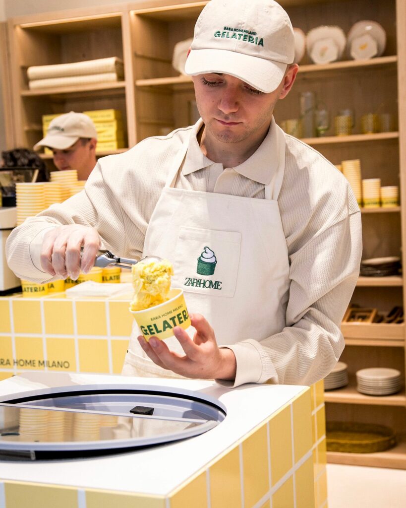 Zara home servicio gelateria