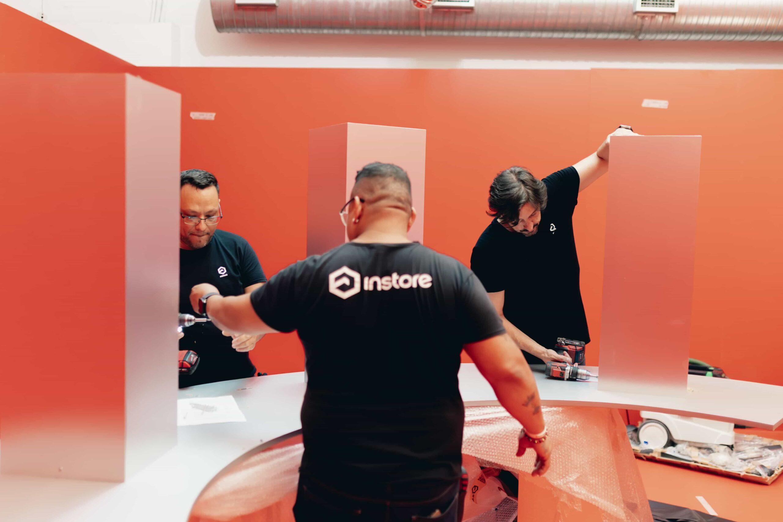 Montaje de un pop-up para New Balance