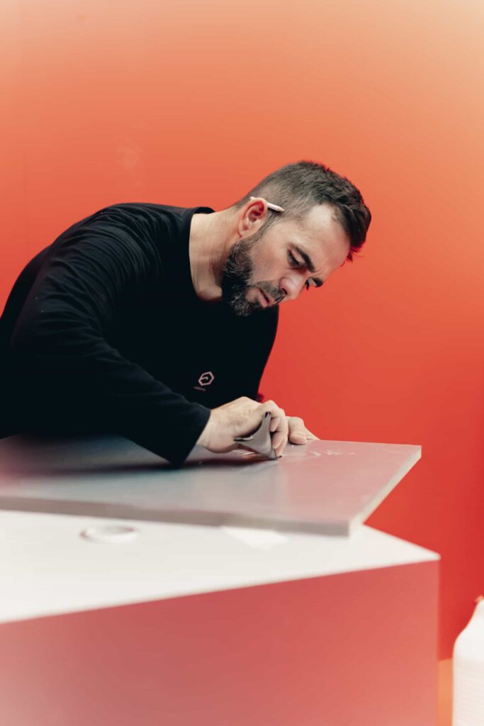 Montaje de un pop-up para New Balance