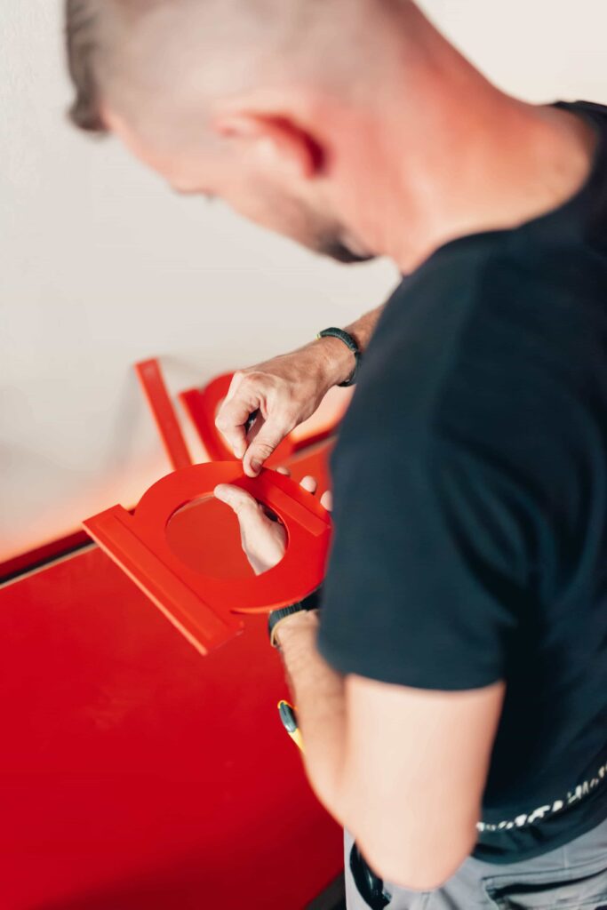 Montaje de un pop-up para New Balance